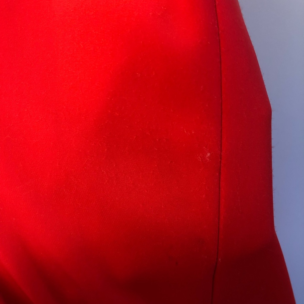 Red BCBG open back evening gown - Picture 5 of 7